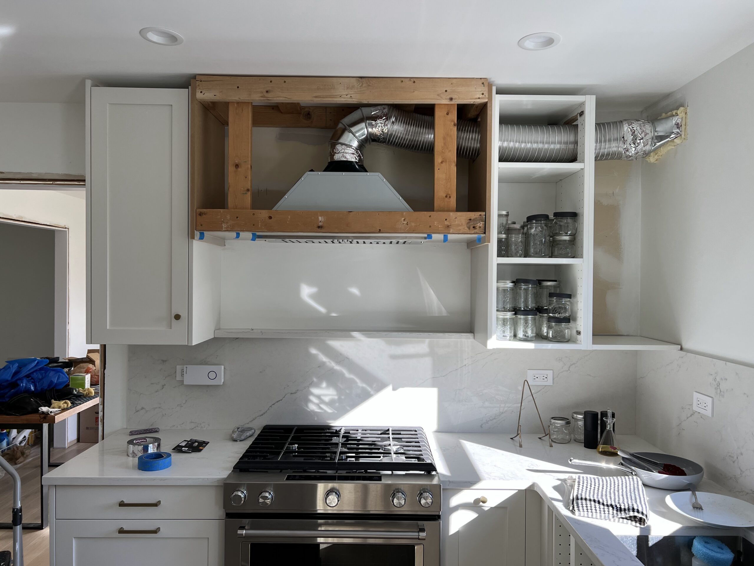 range hood framing