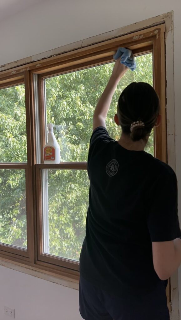 cleaning existing windows