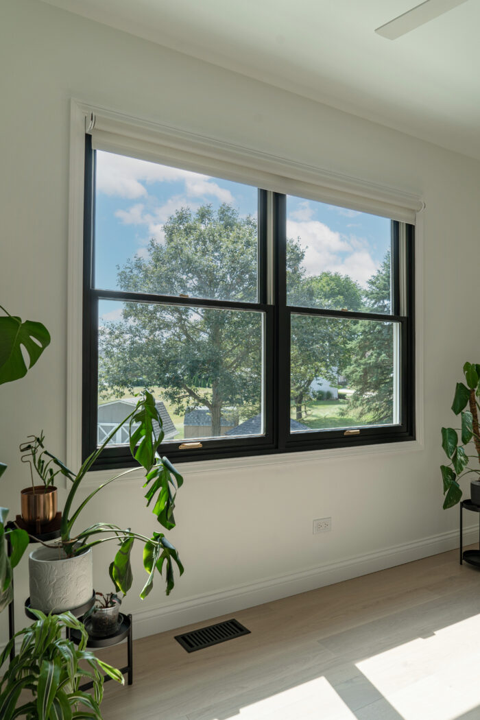 STAINING OUR WOOD WINDOWS BLACK