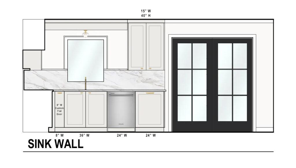 sink wall cabinet sizes