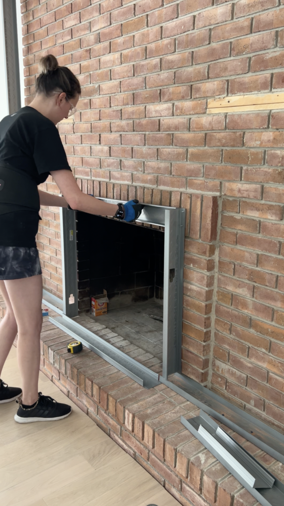 framing fireplace opening