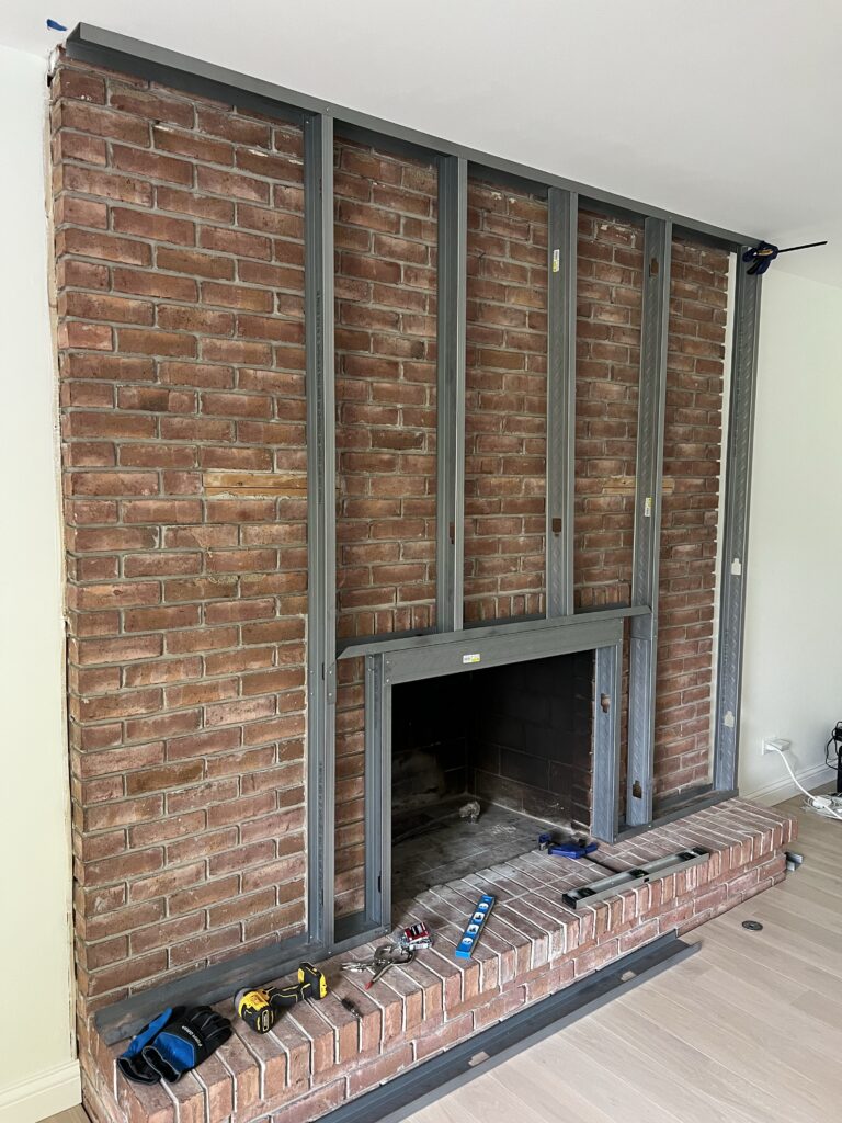 fireplace framing