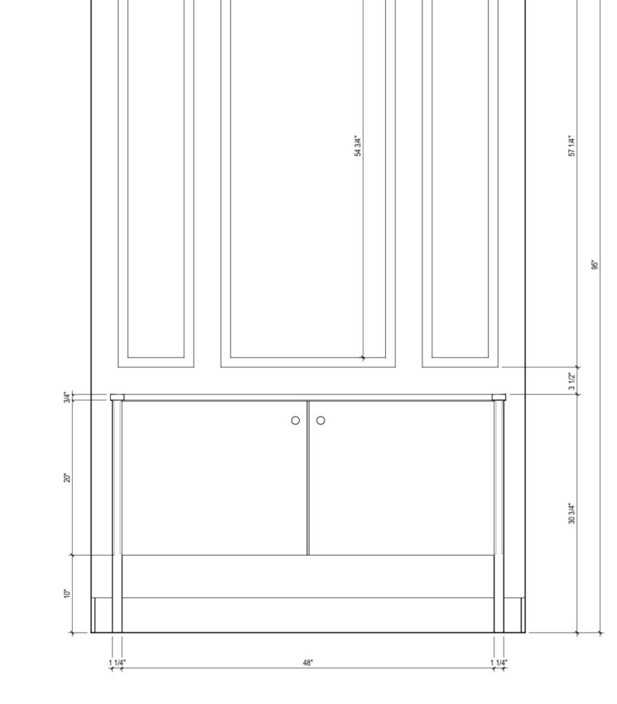 walnut cabinet plans