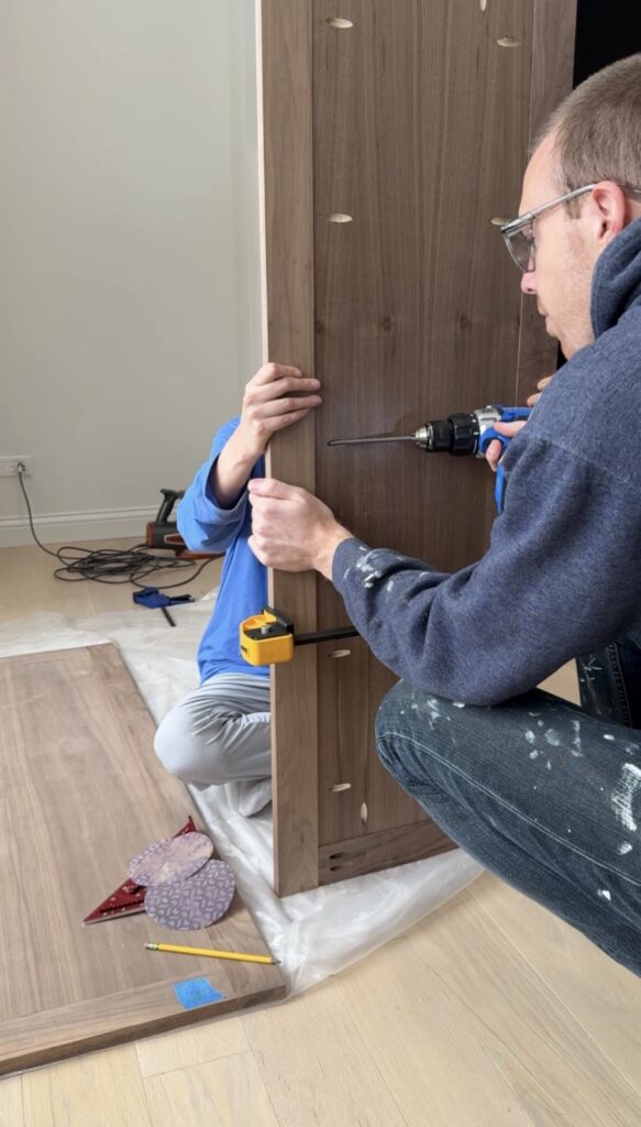 walnut cabinet top